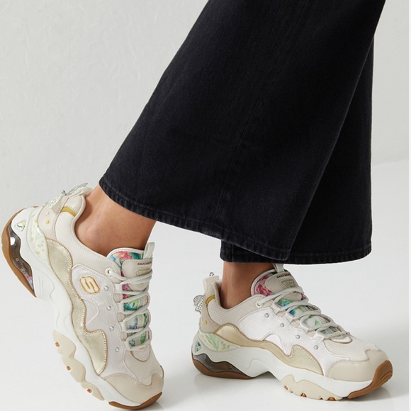 NIB Skechers Premium Heritage D'Lites 3.0 Air Sparkling Lady Butterfly Limited - Picture 2 of 15